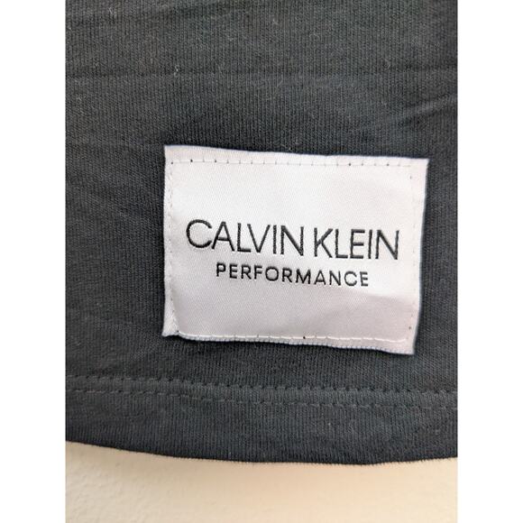 Calvin Klein Women's Basic Tee Shirt Performance Black/White Size Large - Picture 4 of 9